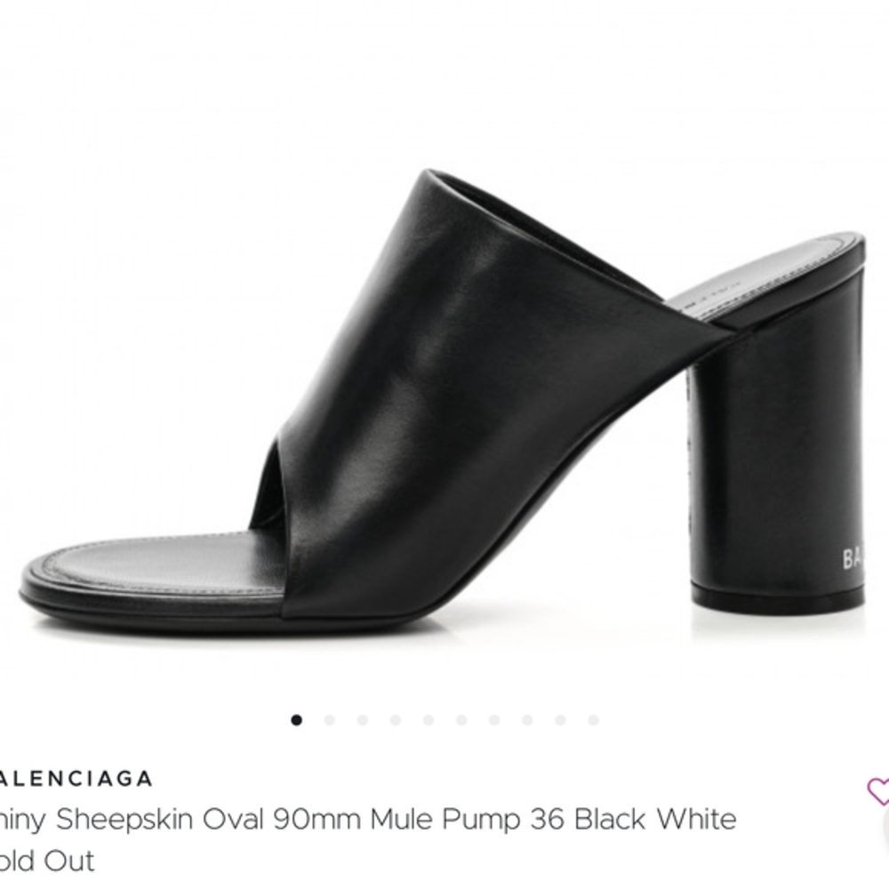 Balenciaga OVAL 90 MULES  SIZE 37